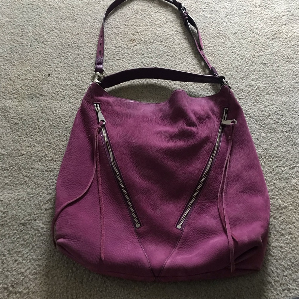 Purple Suede Rebecca Minkoff Purse/ Crossbody
